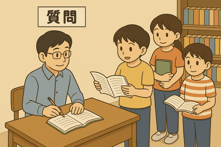 質問にいく