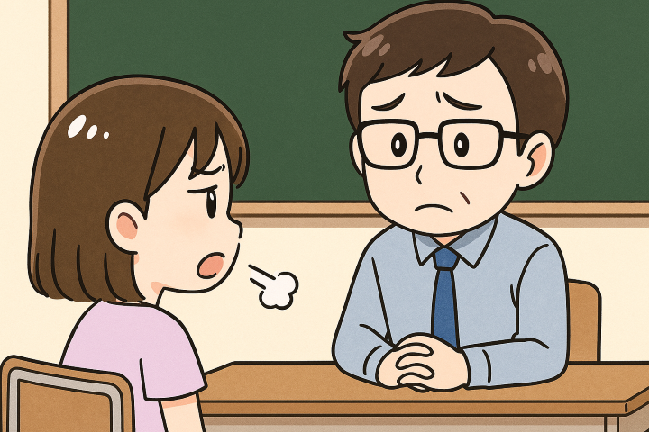 溜息の女の子