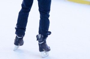 スケートの足元写真